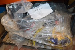 *Pallet of Weld Fittings, Lever Valves, Pipe Brack