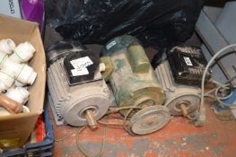 Three Assorted Electric Motors