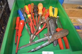 Screwdrivers, Chisels, Knife, etc.