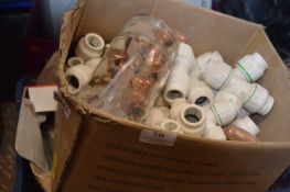 Assorted Copper Soldered Fittings, Door Handles, a