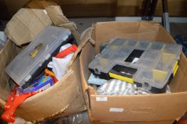 Two Boxes of Garage Bric-a-Brac, Staley Components