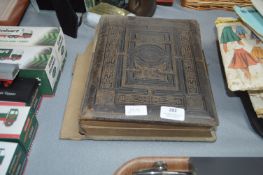 Distressed Victorian Family Photo Album and Conten