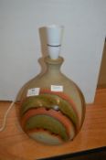 Retro Studio Pottery Table Lamp