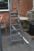 Folding Wooden Step Ladder