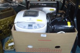 Bread Maker, Fryer, and a Panini Press