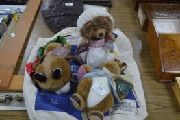 Three Beatrix Potter Soft Toys: Peter Rabbit, Benj