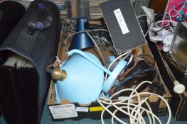 Two Portable Filing Cases, and a Rexel Shredder