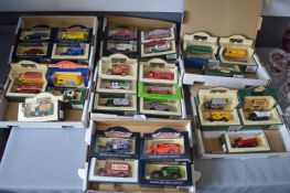 Seven Boxes of Six Days Gone Diecast Vintage Vehic