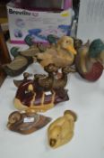 Collection of Ducks Including a Draft Excluder