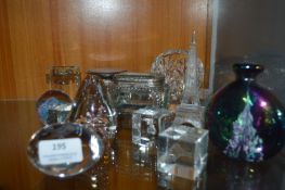 Collection of Glass Paperweight
