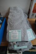 *Six Spa Classic Grey Hand Towels