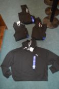 *Four Puma Black Hoodies Size: L