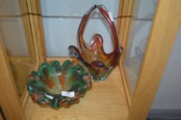 Two Murano Glass Bowls