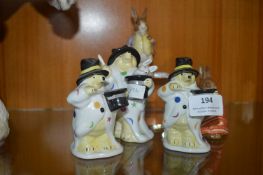 Three Coalport Paddington Bear Magician Figures (o