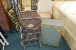 Sholley Shopping Trolley plus Vintage Wicker Laund