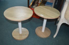 Pair of Circular Side Tables