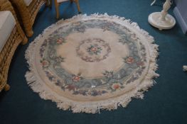 Circular Floral Rug