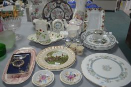Decorative Pottery Vases, Plates, etc. by Aynsley,