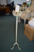 Painted Metal Candlestick