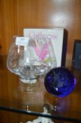 Caithness Glass Magic Goblet plus Magic Glass Pape