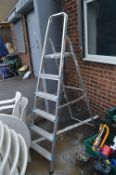 Beldray Six Tread Folding Aluminium Step Ladder