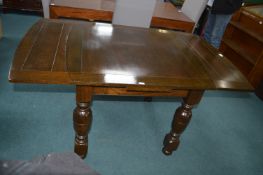 1930's Oak Extending Dining Table