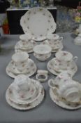 Vintage Richmond Rose Thyme Pattern Part Tea Set