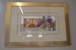 Framed Leaded Glass Wall Art by Sharon Buldry