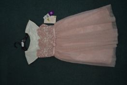 *Girl's Pink Party Dress Size: 10 Years by Jonah M