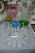 Decorative Retro Glass Vases, etc.