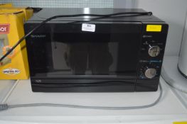 Sharp Black Microwave Oven