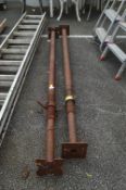 Pair of Acrow Props 6.5ft