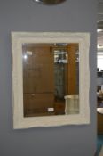 Cream Beveled Edge Wall Mirror