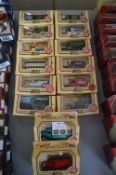 Fourteen Lledo Days Gone Diecast Vehicles