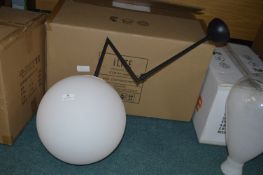 iLite White Pendant Lamp 30cm diameter