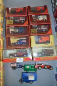 Ten Matchbox Model of Yesteryear and Five Unboxed