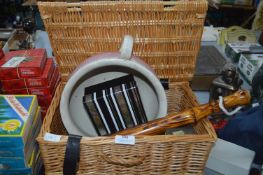 Basket of Assorted Items, Potty, etc.