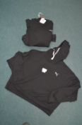 *Four Puma Black Hoodies Size: XL