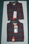 *Two Weatherproof Vintage Gent's Plaid Shirts Size