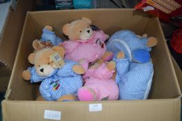 Six Cherry Pit Bear Baby Pajama Cases