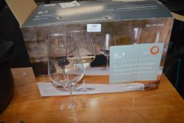 *Six Stolzle Large Wine Glasses