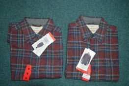 *Two Weatherproof Vintage Gent's Plaid Shirts Size