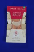 *Carole Hochman Seamless Briefs 5pk Size: XL