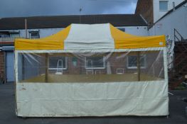 Vitabri Pop Up Twin Peak Gazebo with Four Detachab