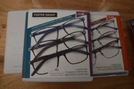 *Eight Pairs of Assorted Foster Grant Reading Glas