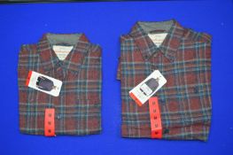 *Two Weatherproof Vintage Plaid Shirts Size: M