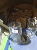 *approx 20 x guinness and other pint glasses