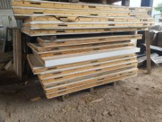 *stack of cold room panels - could possibly make cold room. Camlock system x 15 pieces approx 2m x