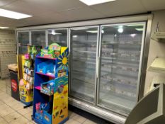 *Arneg Brema 5 door remote freezer cabinet 4000 x 950 x 2050