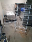 *2 x wire folding card display units. 650 and 1000 wide
